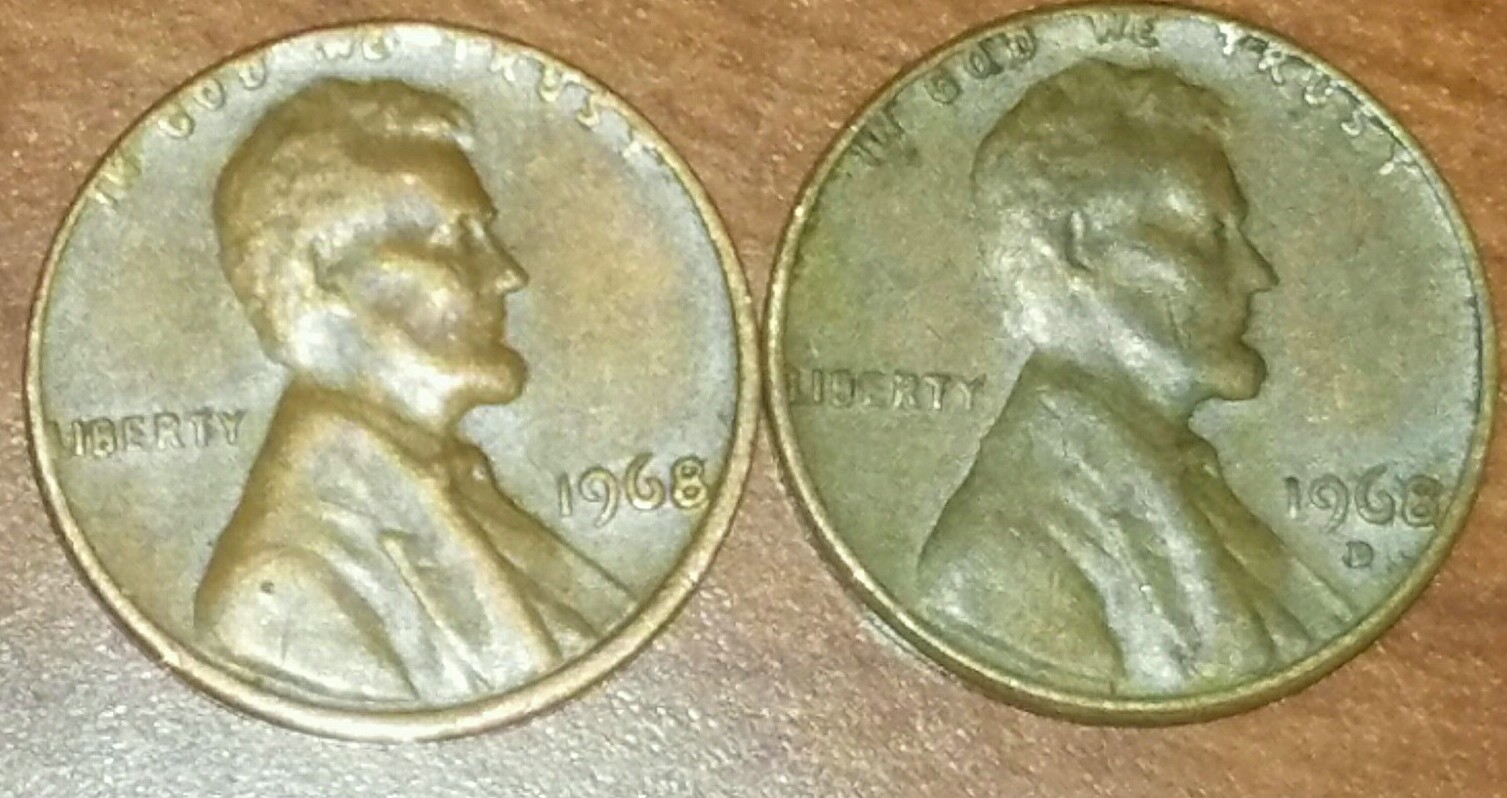 Came-Across--This-2-1968-Pennies-Looks-Like-The--